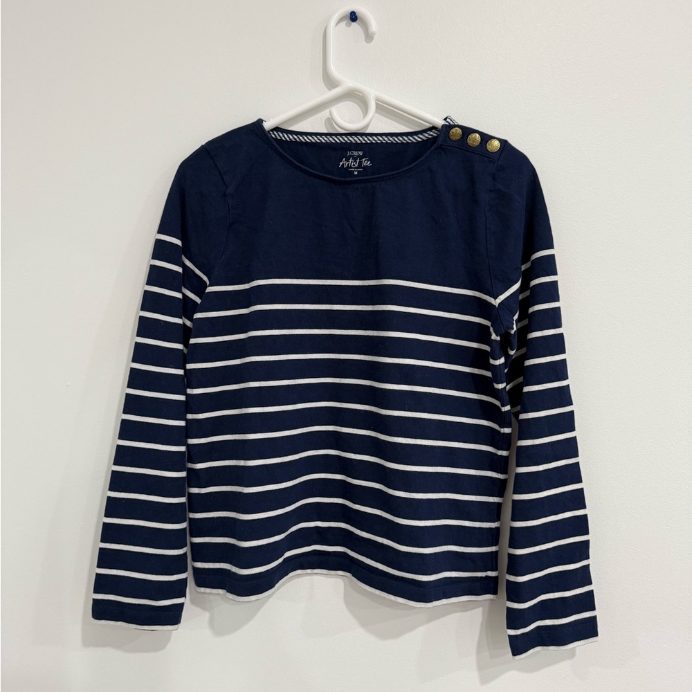 Navy Striped Shirt
